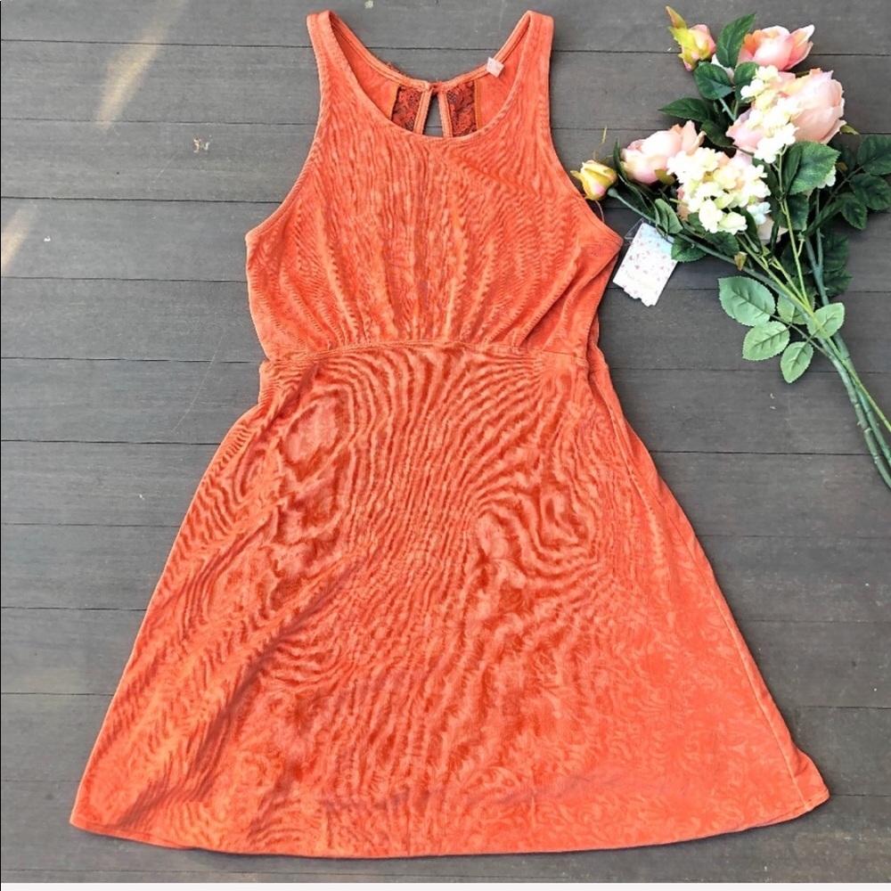 NWT Free People Lady Jane Dress Sleeveless Clay M - Picture 2 of 6